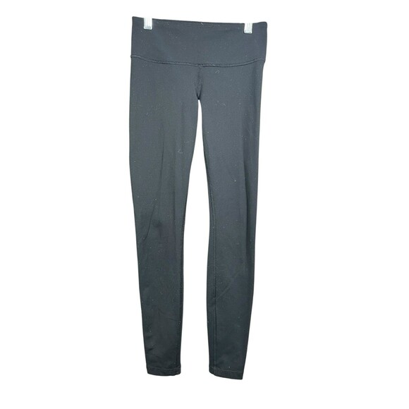 Lululemon Wunder Under Black Leggings Sz 2 Older Thick Classic Luon Full Length - Picture 1 of 8